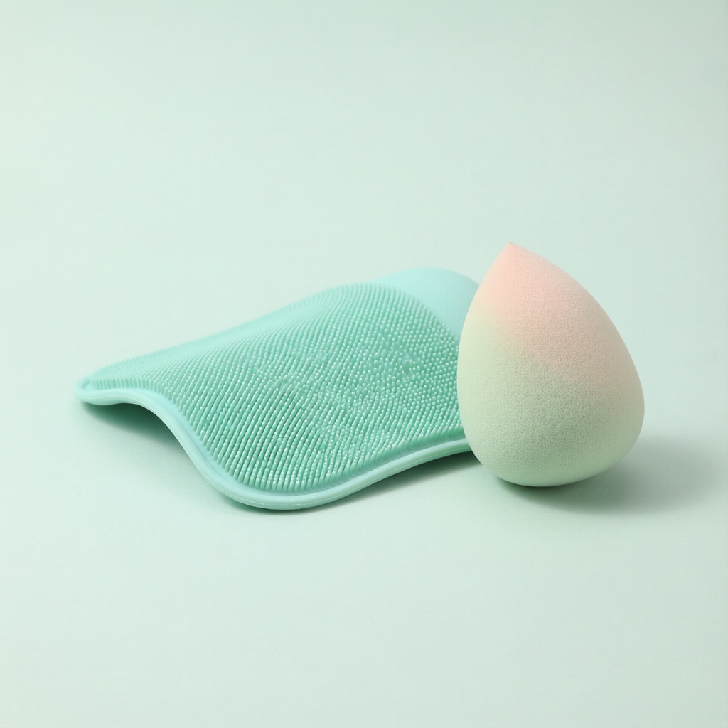 Silicone Cleansing Mat Mint Green