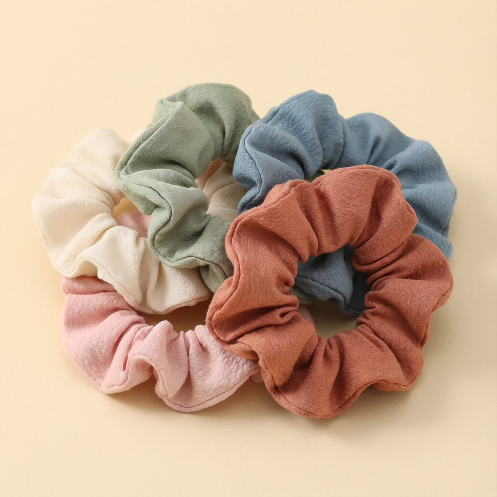 Solid Color Scrunchie Sage Green